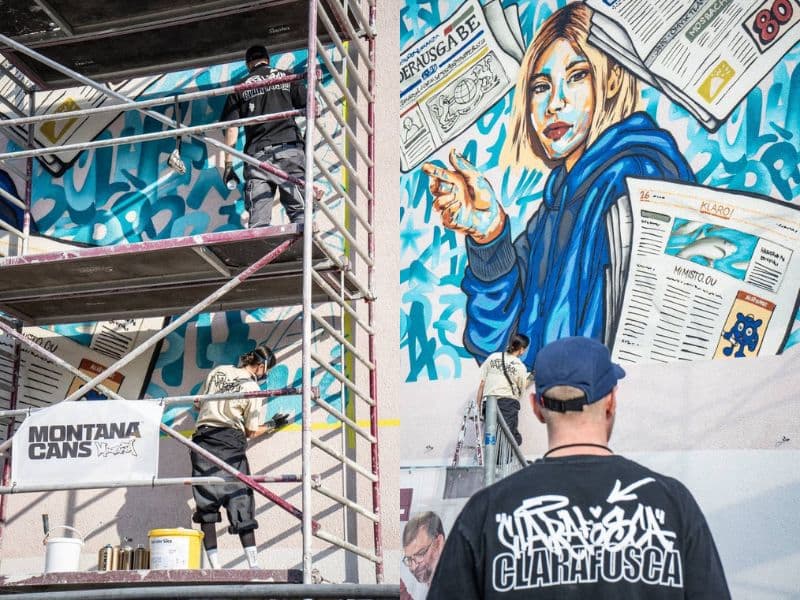 Janis & Clarafosca – Gründer von MiMisto und Organisatoren des Graffiti-Festivals Mosbach